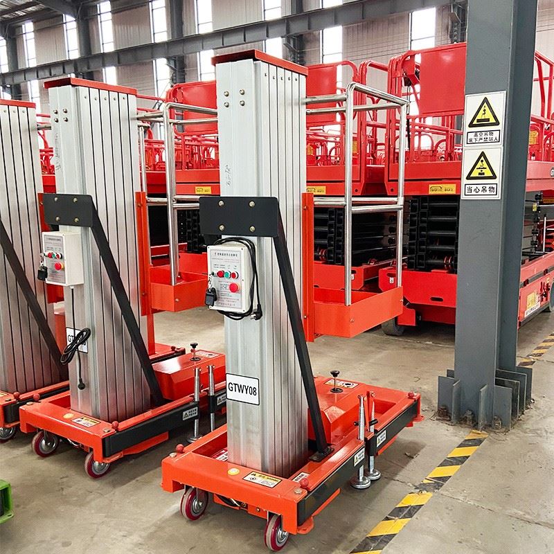 Single Mast Aluminum Vertical Man Lift suppliers